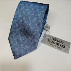 新品未使用 ヴィヴィアンウエストウッド ネクタイ オーブ ブルー 水色