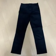 ユニクロ　レディースブラックスキニーパンツ　ブラックデニム　25インチ