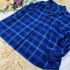 UNIQLO フランネルチェックスキッパーシャツ　XLサイズ 大きいサイズOK
