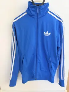 adidas デサント製 トラックジャケット 4号 ネイビー 青 ヴィンテージ