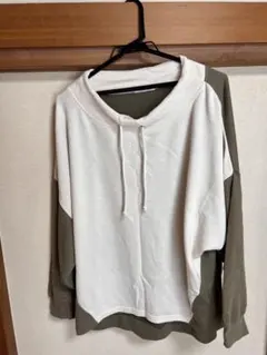 OLIVE des OLIVE バイカラー スウェット トレーナー