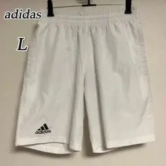 【adidas】 プラクティスパンツ 白 メンズ Lサイズ