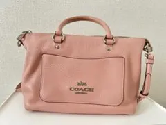 COACH コーチ　ピンク ハンドバッグ 型番　F31466