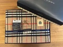 BURBERRYバーバリー 高級 ウール 純毛毛布 140×200cm