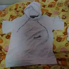 Travas tokyo トラバストーキョー 半袖ベアパーカー ホワイト