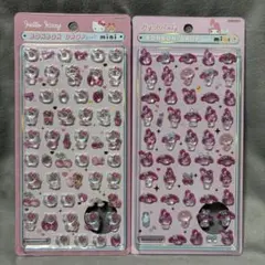 【正規品】　ハローキティ　マイメロディ　ボンボンドロップシールミニ