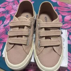 Superga 2750 ベルクロ スニーカー ピンクベージュUSA6のサムネイル