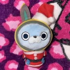 妖怪ウォッチ USAピョン サンタ衣装 ぬいぐるみ マスコット ストラップ
