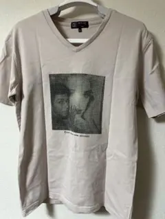 MICHEL KLEIN HOMME★VネックプリントTシャツのサムネイル