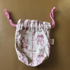 チャコット Chacott 巾着 ポーチ バレエ ピンクのサムネイル