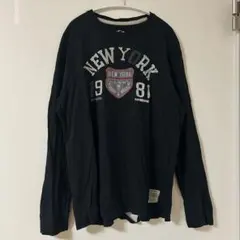OLD NAVY 長袖Tシャツ ブラック XLサイズのサムネイル