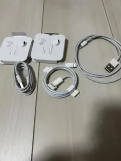 iPhoneイヤホン＆充電器セット
