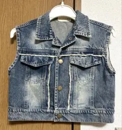 デニム　ベスト