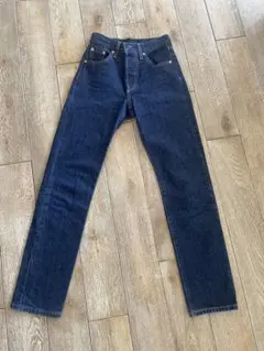 Levi's 501 ストレートデニム ダークブルー　23インチ