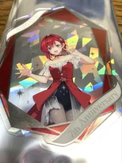 アンジュ・カトリーナ にじさんじ 7周年ホロクリアカード アクスタ ステッカー