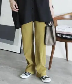 大幅値下げ★美品★ reca レカ　セルフカットプリーツパンツ