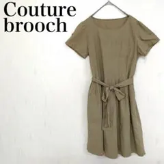 Couturebrooch レディース M ベージュ 半袖Aラインワンピースのサムネイル