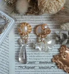 ボタンカボション×チャーム