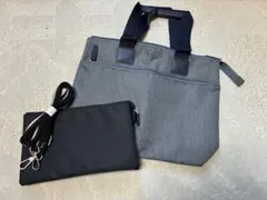 【新品未使用】巣鴨信用金庫トートバッグ ＆ ショルダーポーチセット