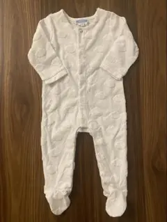 jacadi ジャカディ 雲柄 足つきロンパース 6M