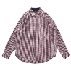 90s TOMMY HILFIGER チェックシャツ ボタンダウンシャツ 古着