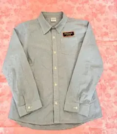 Columbia グレー 長袖シャツ Mサイズ【だいたいの目安160サイズ位】