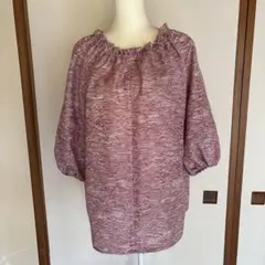 着物地リメイクブラウス