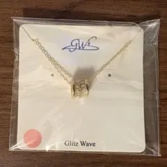 【ネックレス】LuLuDiy Glitz Wave リング ゴールド