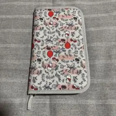 【美品】家計用お金整理ファイル　ディズニー マルチケース グレー