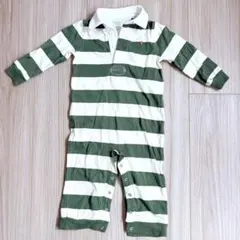 ラルフローレン【Ralph Lauren】 ストライプロンパース 12M