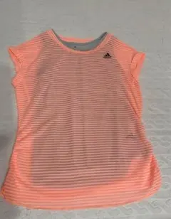 美品　adidas トレーニングウェア　Tシャツ　シースルー　Lサイズ