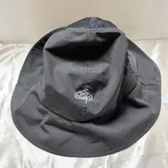 【美品】アウトドアハット　ブラック　フリーサイズ
