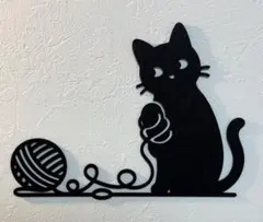 ワイヤークラフト ワイヤーアート ねこ 猫 welcome オブジェ - メルカリ