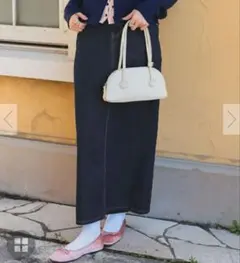 titivate 美ラインシルエットデニムスカート　Sのサムネイル