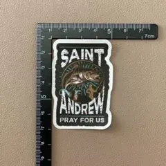 No.58 釣りイラスト 防水ステッカー   ブラックバス  フィッシュ