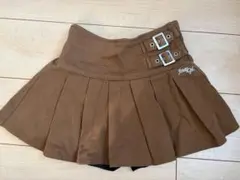 ANAP GiRL ブラウン プリーツ キュロットスカートのサムネイル