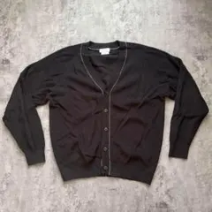 【CIAOPANIC TYPY】白ステッチビッグカーディガン　カジュアル　黒