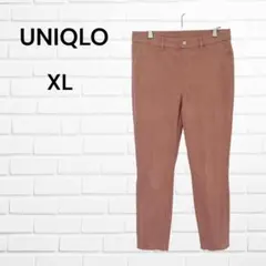 ユニクロ スキニーパンツ XL 美脚 ストレッチ　カジュアル　カラーデニム