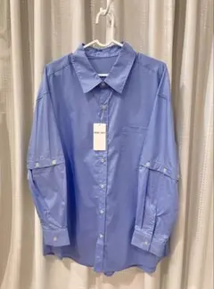 【新品】フレディ レピ （ノーリーズ）ブルー 長袖シャツ M 春夏 値下げです♪