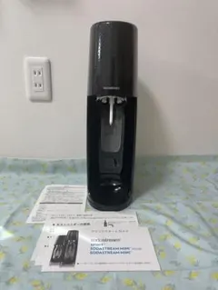 sodastream 炭酸水メーカー 黒 ミドボンアダプター付き - メルカリ