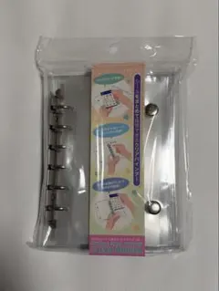 미사용 クリアバインダー シール帳 シール収納