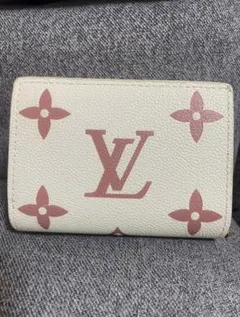 Louis Vuitton 二つ折り財布 ホワイト/ピンク