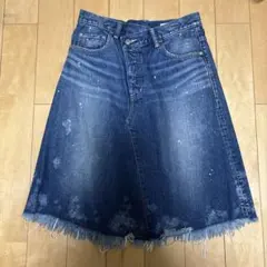 ANTGAUGE デニムスカート Aライン フリンジのサムネイル
