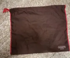 COACHバッグ入れ収納ブランドバッグコーチ布袋ポーチブラウン