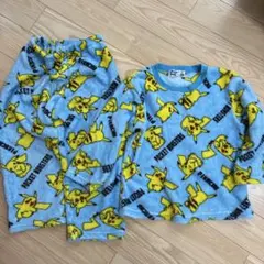 ピカチュウ フリースパジャマセット 120cm