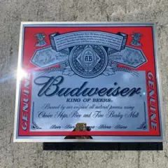 54×46cm　バドワイザー　ビンテージ　パブミラー　Budweiser 鏡 2025年最新】バドワイザー ミラーの人気アイテム - メルカリ