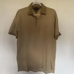 TOMMY HILFIGER ベージュ ポロシャツ M