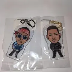 関口メンディー　の　2種類の　クリア　チャーム