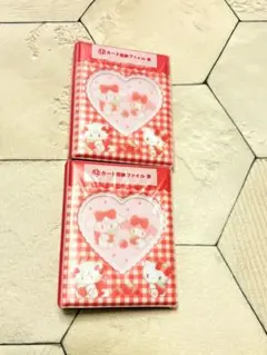 mikko Lil ala mode × サンリオ くじ カード収納ファイル　赤