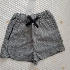 プティマイン　フロントスカラップショートパンツ　チェック　マルチ